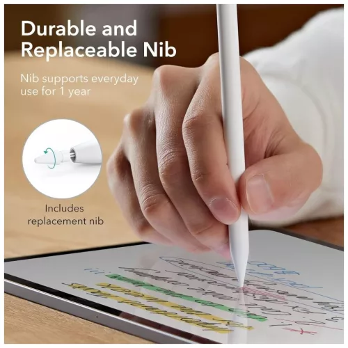 ESR DIGITAL+ mágneses érintőceruza iPad készülékhez fehér