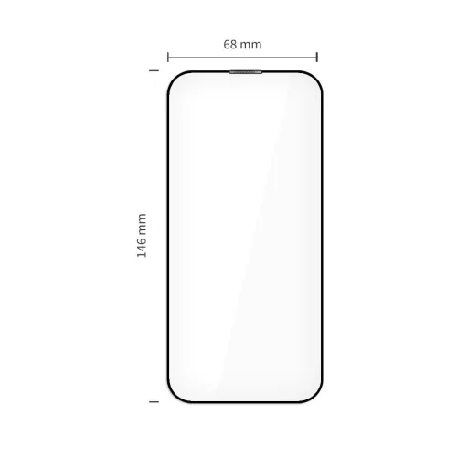 TECH-PROTECT QUICK SET+ 2-PACK Temperált üveg kijelzővédő iPhone 17 készülékhez fekete