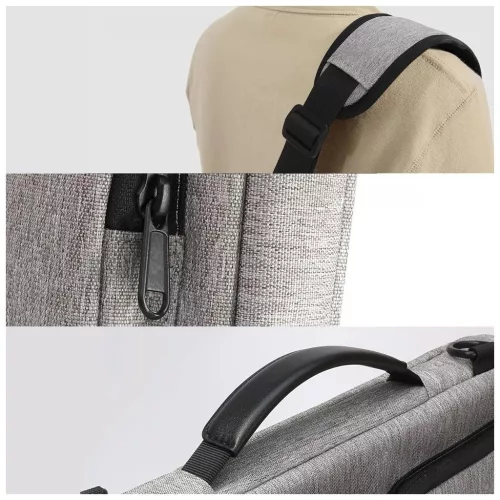 TECH-PROTECT DEFENDER BAG laptop táska 15-16 krétaszürke