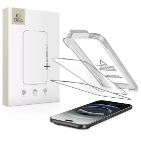   Edzett üveg Tech-Protect Quick Set+ 2-PACK iPhone Air készülékhez fekete