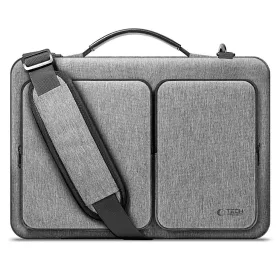   TECH-PROTECT DEFENDER 13-14 hüvelykes laptop készülékhez táska krétaszürke