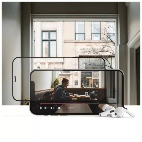 Edzett üveg HOFI GLASS PRO+ 2-PACK iPhone 16 készülékhez fekete