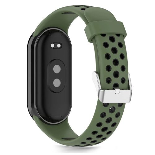 TECH-PROTECT ICONBAND AIR védőtok Xiaomi Smart Band 8/9/10/NFC készülékhez zöld/fekete