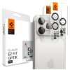 Spigen Optik Pro Glas.TR „EZ FIT” kameravédő 2-PACK iPhone 14 Pro / Max / 15 Pro / Max / 16 Pro / Max / 17 Pro / Max készülékhez ezüst