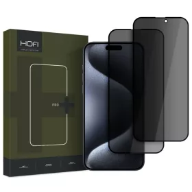   HOFI Anti Spy Glass Pro+ privát kijelzővédő, 2-PACK, iPhone 16 készülékhez