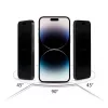 HOFI Anti Spy Glass Pro+ privát kijelzővédő, 2-PACK, iPhone 16 készülékhez