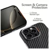 TECH-PROTECT ION CARBON MAGSAFE tok Samsung Galaxy S25 Ultra készülékhez fekete/ezüst