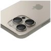 Kameravédő SPIGEN OPTIK PRO GLAS.TR „EZ FIT” Kameravédő 2-PACK iPhone 14 Pro / Max / 15 Pro / Max / 16 Pro / Max / 17 Pro / Max készülékhez természetes titán