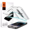 SPIGEN GLAS.TR EZ FIT 2-PACK iPhone 14 Pro Max készülékhez temperált üveg kijelzővédő átlátszó