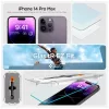 SPIGEN GLAS.TR EZ FIT 2-PACK iPhone 14 Pro Max készülékhez temperált üveg kijelzővédő átlátszó