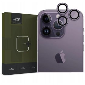   Kamera védő HOFI Camring Pro+ iPhone 14 Pro / 14 Pro Max készülékhez mélylila