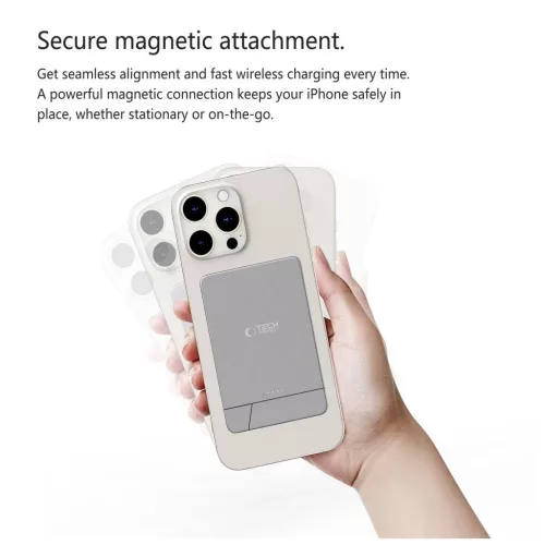 TECH-PROTECT PB14 LIFEMAG MAGSAFE töltőbank 5000MAH űrszürke