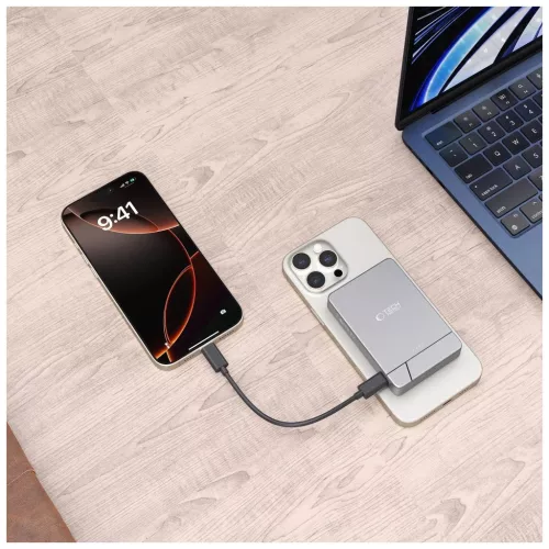 TECH-PROTECT PB14 LIFEMAG MAGSAFE töltőbank 5000MAH űrszürke