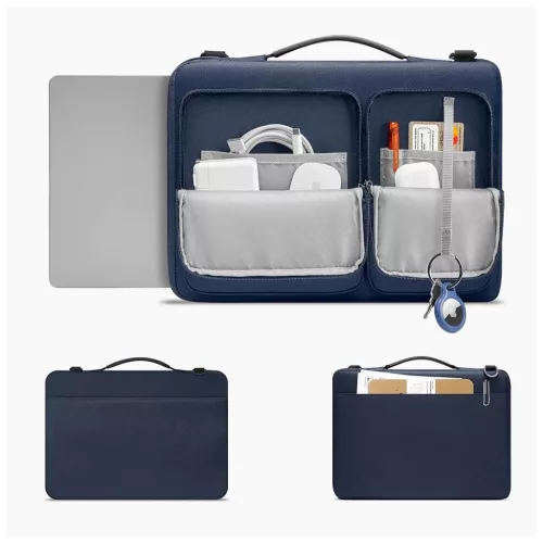 TECH-PROTECT DEFENDER BAG laptop táska 15-16 hüvelykes tengerészkék