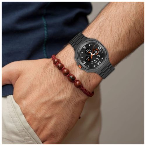 TECH-PROTECT rozsdamentes Samsung Galaxy Watch 8 / CLASSIC (40 / 44 / 46 MM) fekete