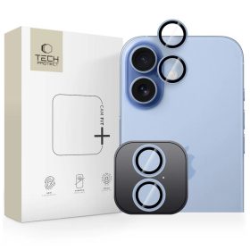   TECH-PROTECT CAMRING FIT+ iPhone 16 / 16 PLUS / 17 készülékhez kamera védő ködkék