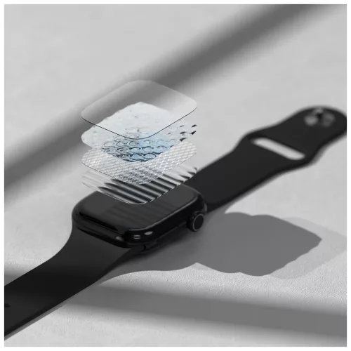 FOLIA OCHRONNA Ringke Dual Easy Pro 2-PACK kijelzővédő Apple Watch 10/11 (42 MM) készülékhez átlátszó