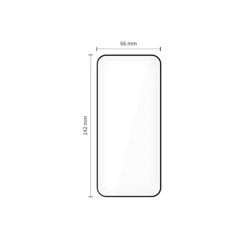 Edzett üvegfólia Tech-Protect Quick Set+ 2-PACK iPhone 15 Pro készülékhez fekete