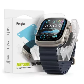   Kijelzővédő Ringke Easy Slide Apple Watch Ultra 1/2/3 készülékhez (49 MM) átlátszó