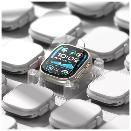 Kijelzővédő Ringke Easy Slide Apple Watch Ultra 1/2/3 készülékhez (49 MM) átlátszó