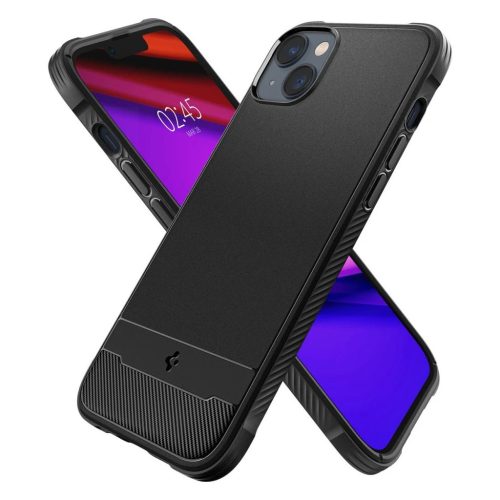 SPIGEN RUGGED ARMOR MAG MAGSAFE iPhone 14 készülékhez tok matte fekete