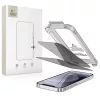 TECH-PROTECT QUICK SET SPY+ 2-PACK iPhone 12/12 Pro készülékhez privát üveg kijelzővédő