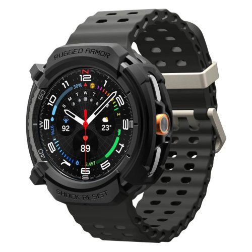 SPIGEN RUGGED ARMOR SAMSUNG GALAXY WATCH 8 CLASSIC készülékhez tok (46 MM) matte fekete