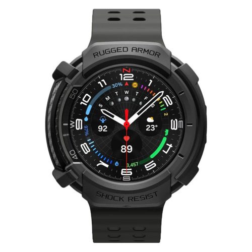 SPIGEN RUGGED ARMOR SAMSUNG GALAXY WATCH 8 CLASSIC készülékhez tok (46 MM) matte fekete