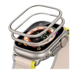   ESR ARMORITE edzett üveg 2-darabos Apple Watch Ultra 1/2/3 (49 mm) készülékhez titán