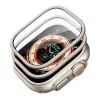 ESR ARMORITE edzett üveg 2-darabos Apple Watch Ultra 1/2/3 (49 mm) készülékhez titán