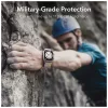 ESR ARMORITE edzett üveg 2-darabos Apple Watch Ultra 1/2/3 (49 mm) készülékhez titán