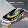 ESR ARMORITE edzett üveg 2-darabos Apple Watch Ultra 1/2/3 (49 mm) készülékhez titán