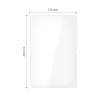 TECH-PROTECT GLASS FIT+ temperált üvegfólia 2 csomag – Galaxy Tab A9+ / A11+ Plus 11.0 (X210 / X215 / X216 / X230 / X235 / X236 készülékhez) átlátszó