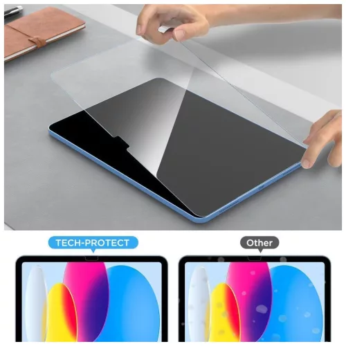 TECH-PROTECT GLASS FIT+ temperált üvegfólia 2 csomag – Galaxy Tab A9+ / A11+ Plus 11.0 (X210 / X215 / X216 / X230 / X235 / X236 készülékhez) átlátszó