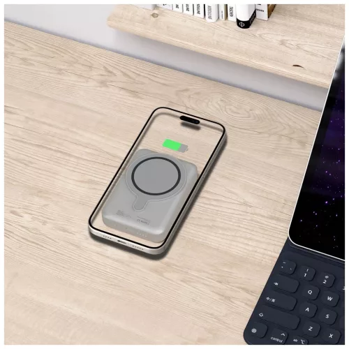 TECH-PROTECT PB11 LIFEMAG MAGSAFE hordozható töltő 10000mAh titán