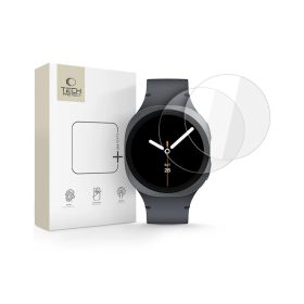   Tech-Protect Temperált üveg kijelzővédő Glass Fit+ 2-PACK Samsung Galaxy Watch 8 (44 MM) készülékhez – átlátszó