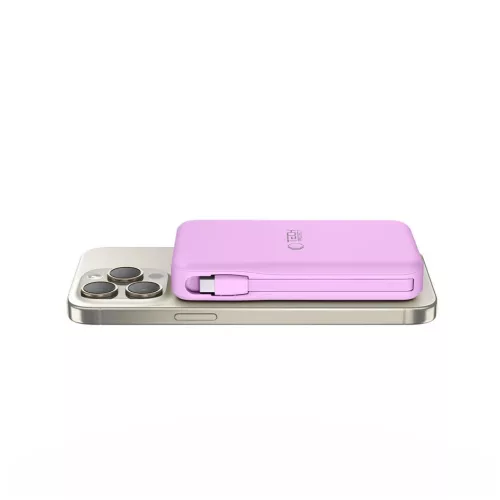 TECH-PROTECT PB31 LIFEMAG MAGSAFE töltőbank 10000MAH levendula