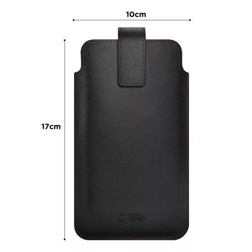 TECH-PROTECT SM65 Univerzális Telefon Táska 6.0-6.9 Hüvelyk Fekete/Piros