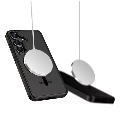 TECH-PROTECT MAGMAT MAGSAFE tok Samsung Galaxy S25 készülékhez matt fekete