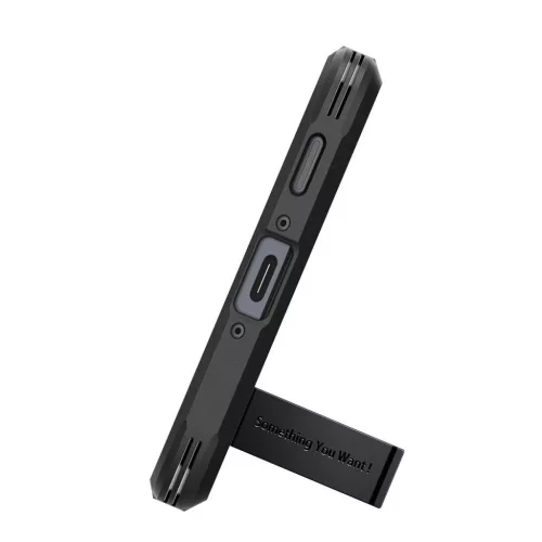 SPIGEN TOUGH ARMOR tok, Galaxy A36 5G készülékhez, fekete