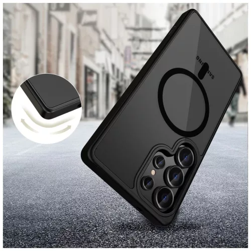 TECH-PROTECT MAGMAT MAGSAFE GALAXY S25 készülékhez tok Ultra Matte fekete