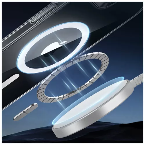 ESR Classic Hybrid HaloLock MagSafe iPhone 16e/17e készülékhez tok átlátszó