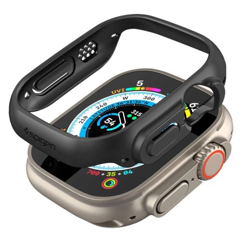 SPIGEN THIN FIT Apple Watch Ultra 1/2/3 (49 MM) készülékhez tok fekete