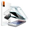 SPIGEN GLAS.TR "EZ FIT" HD 2-PACK GALAXY S25 készülékhez Ultra Privacy privát kijelzővédő