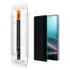 SPIGEN GLAS.TR "EZ FIT" HD 2-PACK GALAXY S25 készülékhez Ultra Privacy privát kijelzővédő