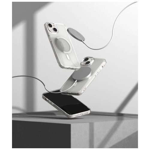 RINGKE FUSION MAGNETIC MAGSAFE iPhone 14 Plus / 15 Plus készülékhez tok – MATTE CLEAR
