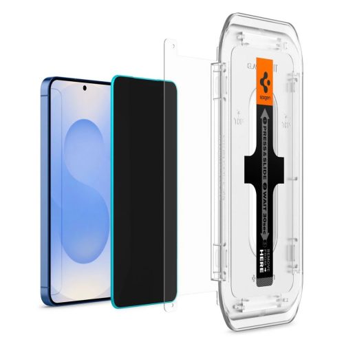 Spigen üvegfólia Glas.TR "EZ FIT" HD 2-PACK Galaxy S24 / S25 készülékhez Privacy