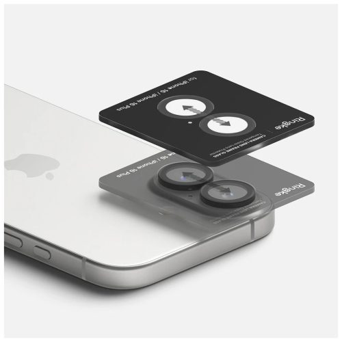 Ringke Camera Frame Protector 2-PACK iPhone 16/16 Plus készülékhez fekete