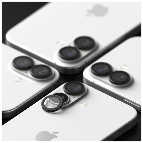 Ringke Camera Frame Protector 2-PACK iPhone 16/16 Plus készülékhez fekete