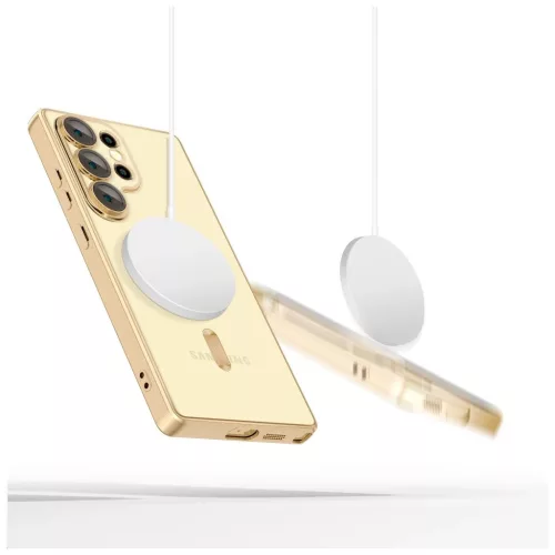 TECH-PROTECT MAGFLEX MAGSAFE Galaxy S25 tok készülékhez – Ultra Shiny arany